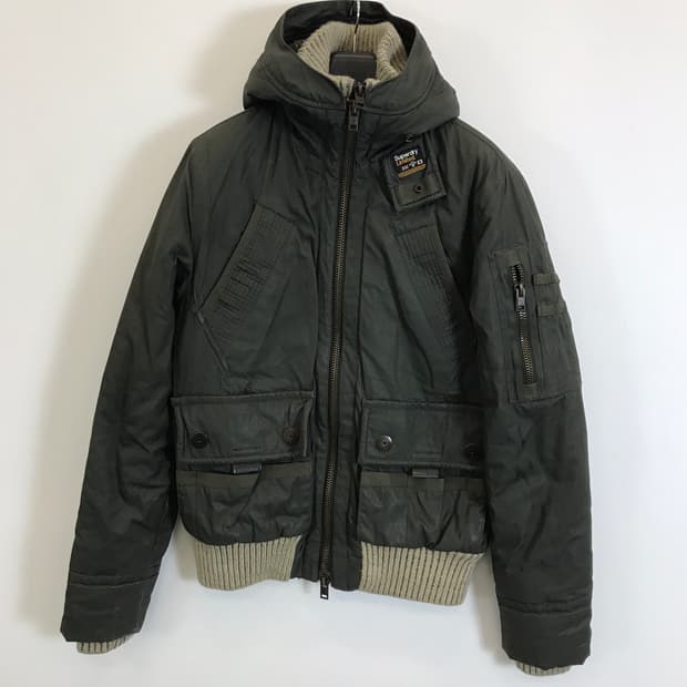 슈퍼드라이 왁스드코튼 리미티드 봄버자켓 [M사이즈]