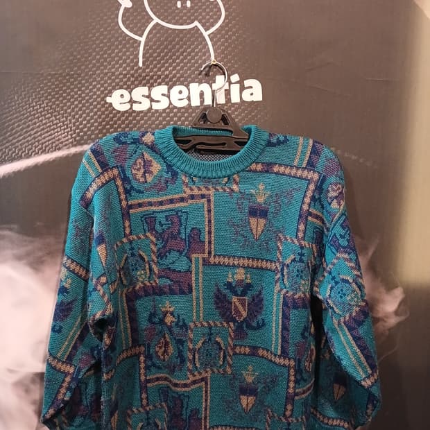 에스닉 패턴 니트