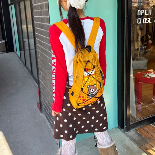 히스테릭글래머 퍽베어 백팩