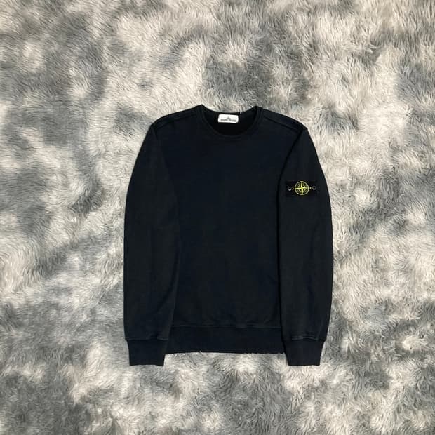 [L size] 스톤아일랜드 맨투맨 블랙 