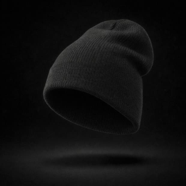 롱비니 블랙 Long Beanie