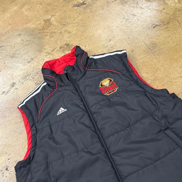 [정품/110] 아디다스 FC서울 패딩 조끼 블랙 b19