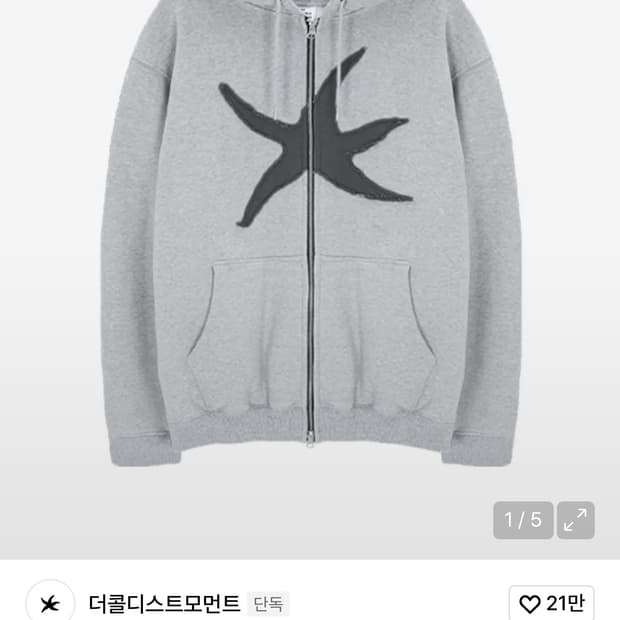 Tcm TheColdestMoment 후드집업