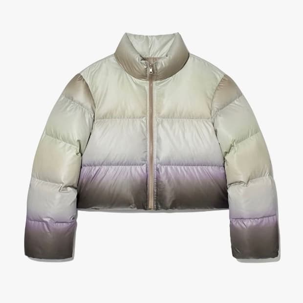 더오픈프로덕트 옴브레 제니 푸퍼 패딩 자켓