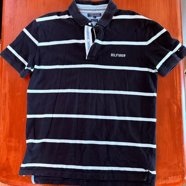 타미힐피거 스트라이프 카라티 XL