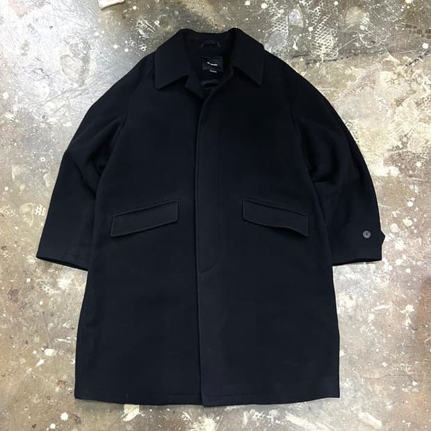 M) 커버낫 울 캐시미어 발마칸 코트