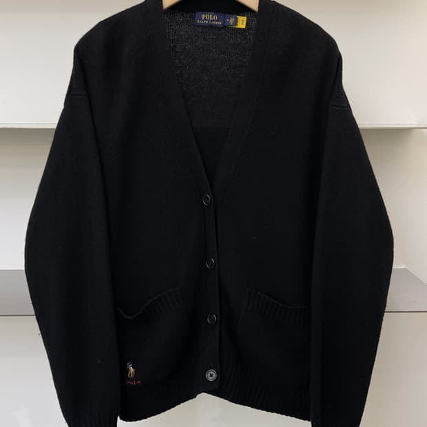 폴로랄프로렌 QR 라벨 멀티 포니 가디건