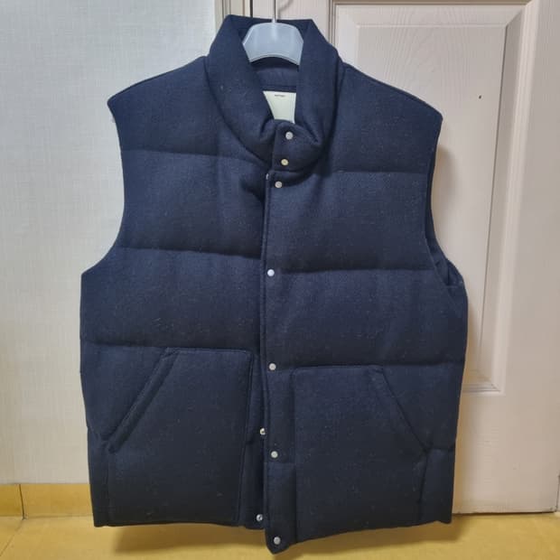 포터리 해리스 트위드 베스트 네이비 2사이즈