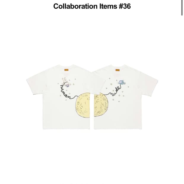 휴먼메이드 x 케이코 반팔 커플 티셔츠 xxl, m