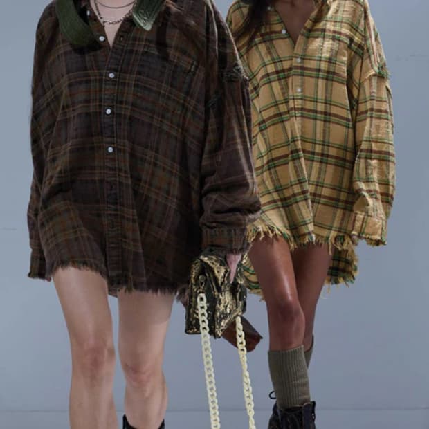 r13 슈레드 셔츠