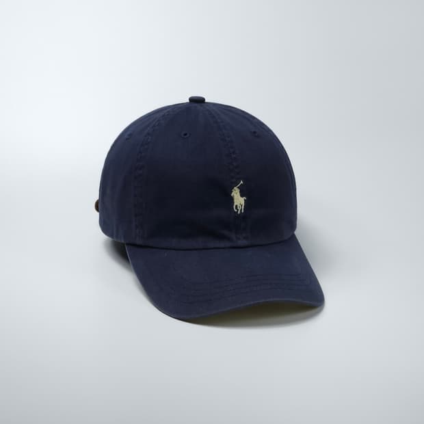 폴로 네이비 빈티지 볼캡 모자