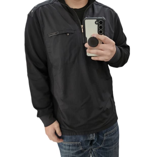 95-100 닥스 반집업 바람막이 긴팔티셔츠