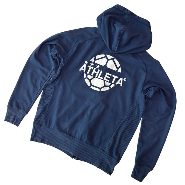 아틀레타 빅 로고 사이드 패널 후드 집업