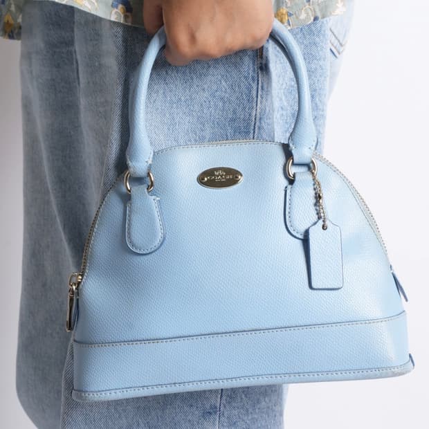 코치 돔 토트백 베이비블루 / 코치 숄더백 / 코치 크로스백 / 코치가방