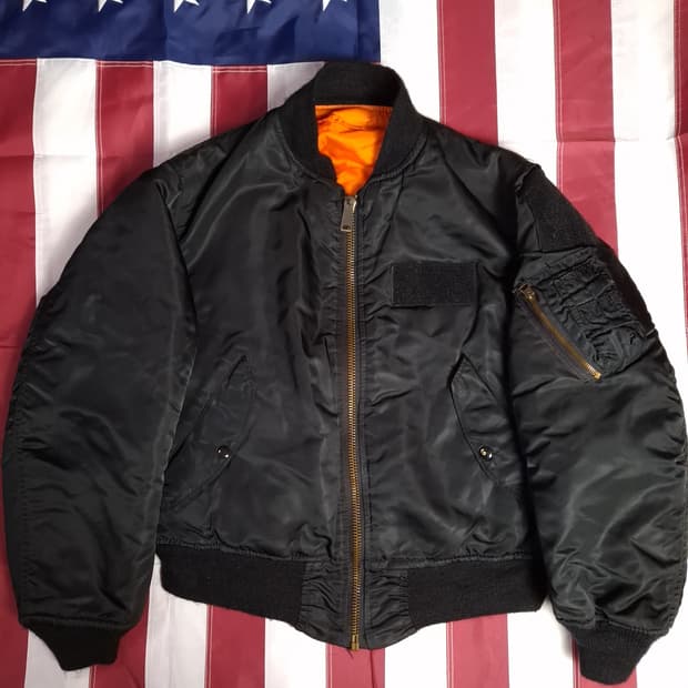 오리지날 90's 미국제조 알파사 미공군 민수용 MA-1 항공자켓