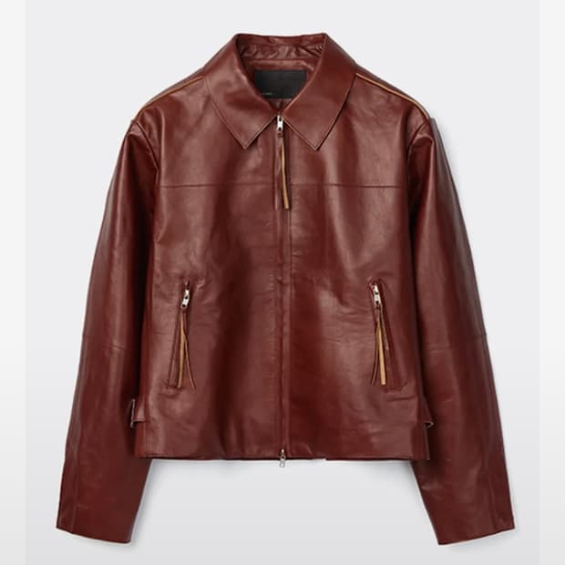 LEMARD 르마드 소가죽 자켓 레드 2사이즈