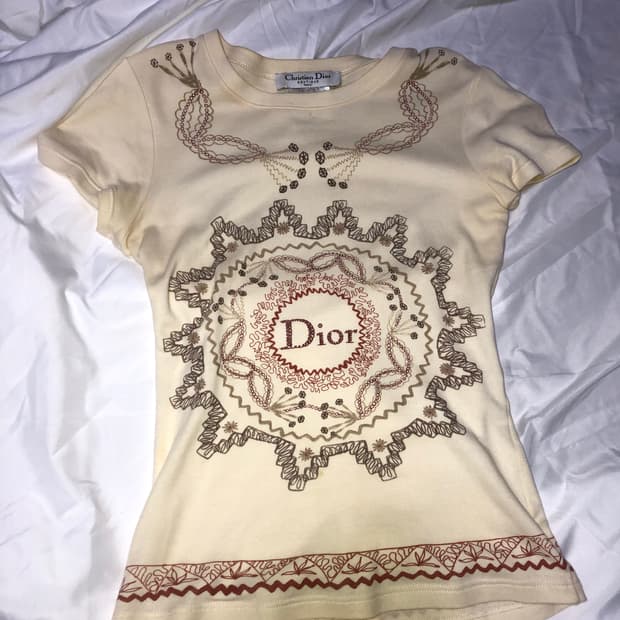 vintage dior tshirt 🪽