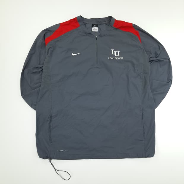CN797 L 나이키 그레이 원드브레이커 바람막이 자켓 점퍼