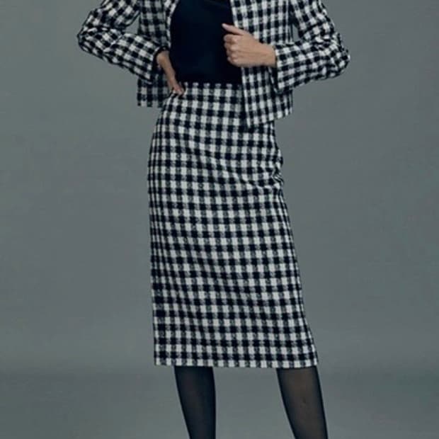 시에 SIE 디아 트위드 스커트 