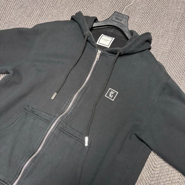 [당일배송] 우영미 후드집업 블랙 48