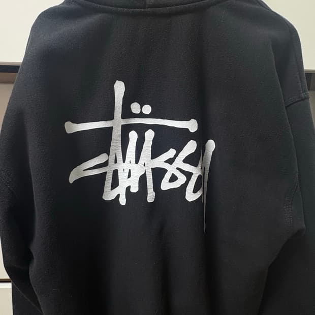 스투시 베이직 후드티 m size