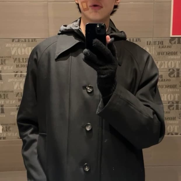 벨리에 발마칸 코트 블랙 L