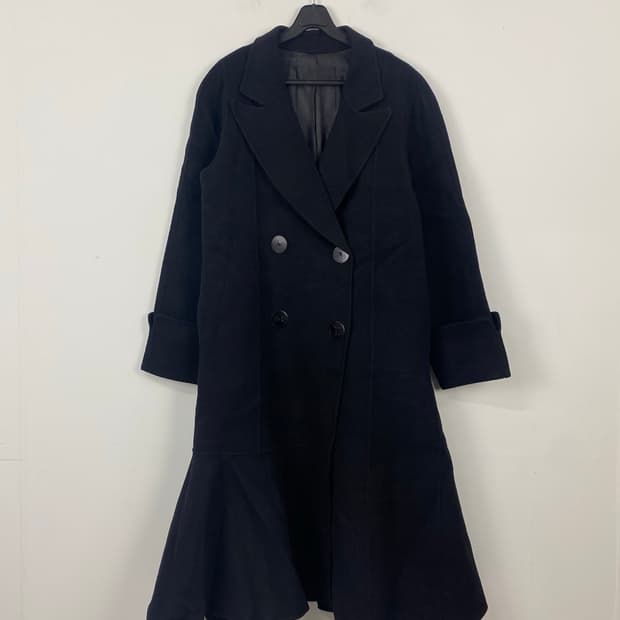 럭키슈에뜨 울 캐시미어 더블 롱코트 38