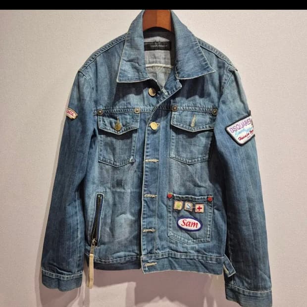 Dsquared2 디스퀘어드 패치 데님 자켓