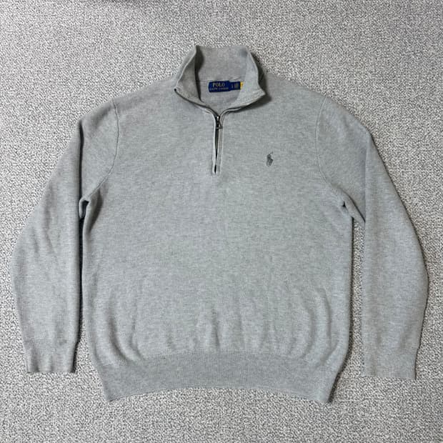 [정품 QR] 폴로 랄프로렌 반집업 니트 L