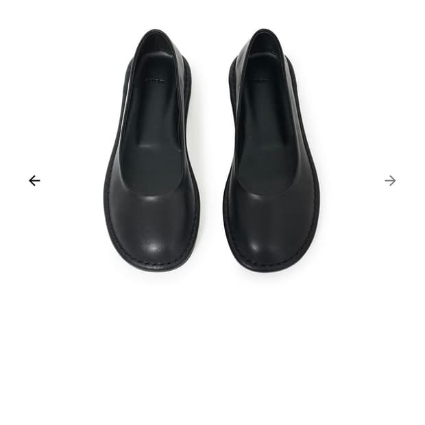 삽니다-아모멘토 라운디드 플랫슈즈 230 Women's Rounded F