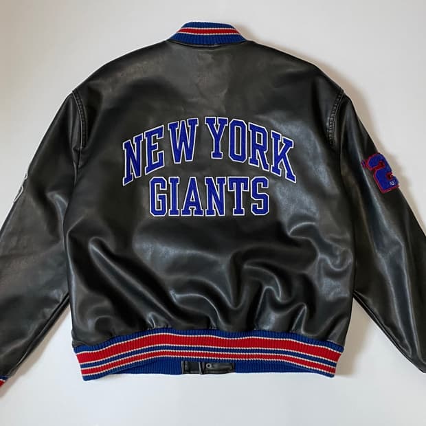 ZARA X NFL 뉴욕 자이언츠 바시티 자켓