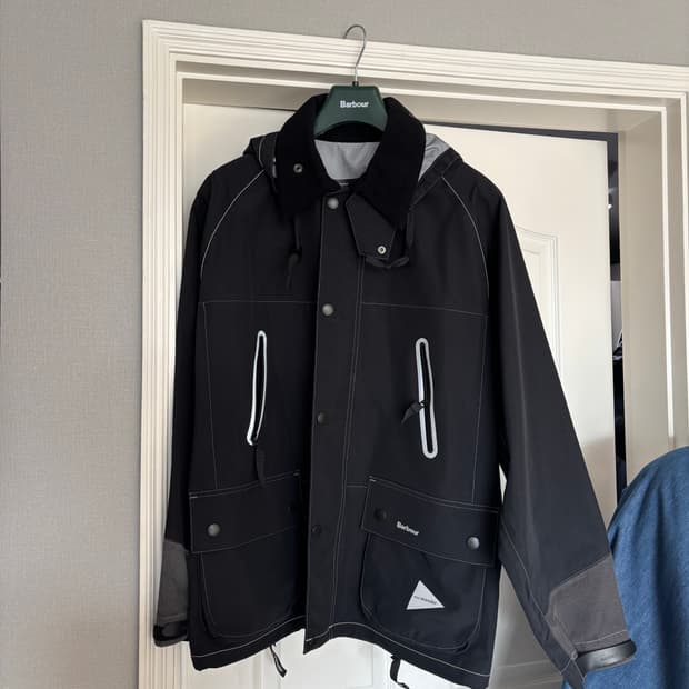 [L] 바버 앤드원더 3L 자켓 블랙