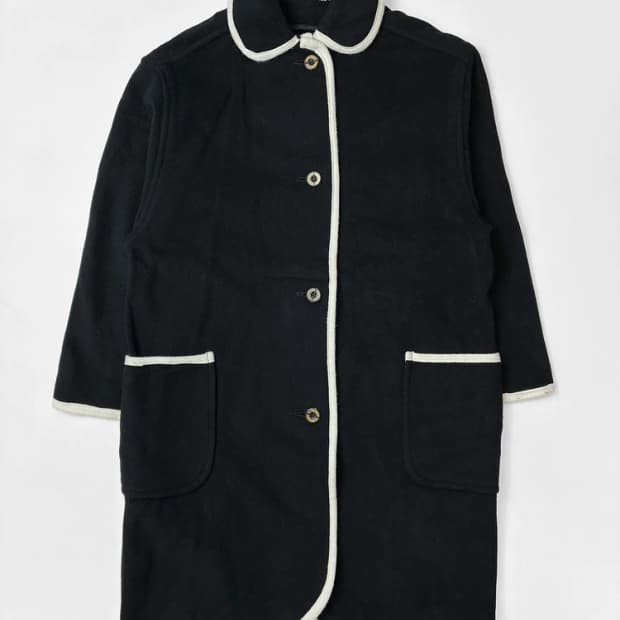 버버리 90's 클래식 배색 울 캐시미어 롱 코트 PN5593