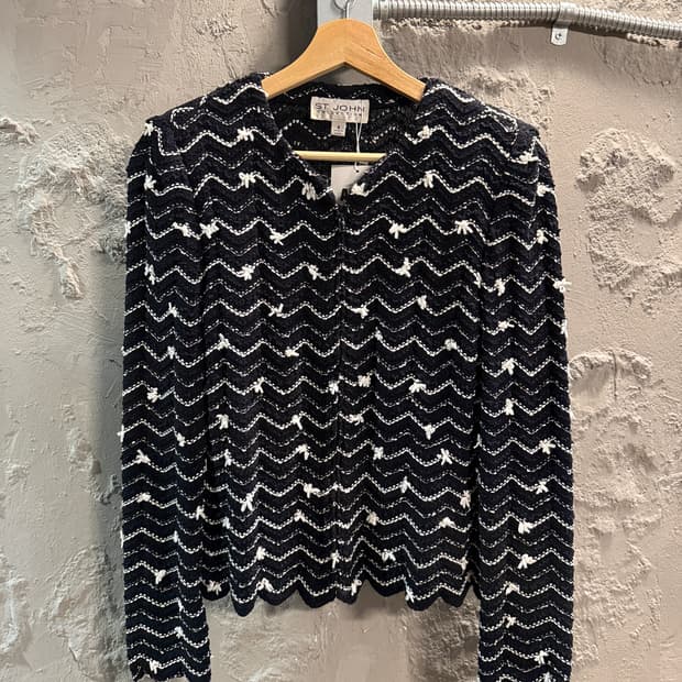 세인트존 컬렉션 웨이브 니트 가디건 4