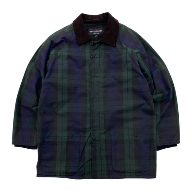 Ryann Briggs 블랙 와치 왁스 자켓