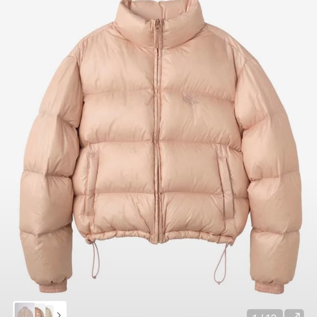 Sculptor Cropped Puffer Down Pink 