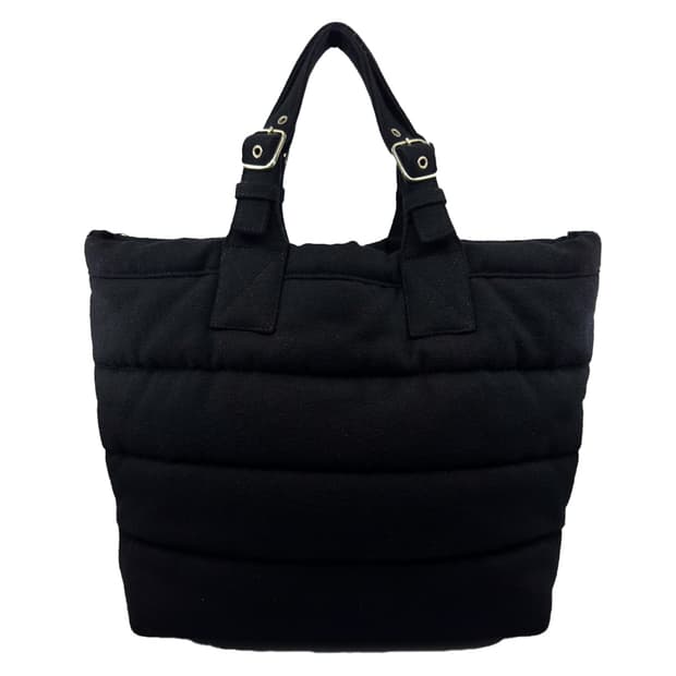 Comme des Garçons Quilted Wool Tote Bag