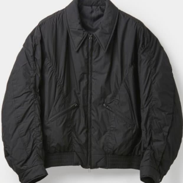 쿠어 COOR 퍼프 플라이트 MA-1 블랙