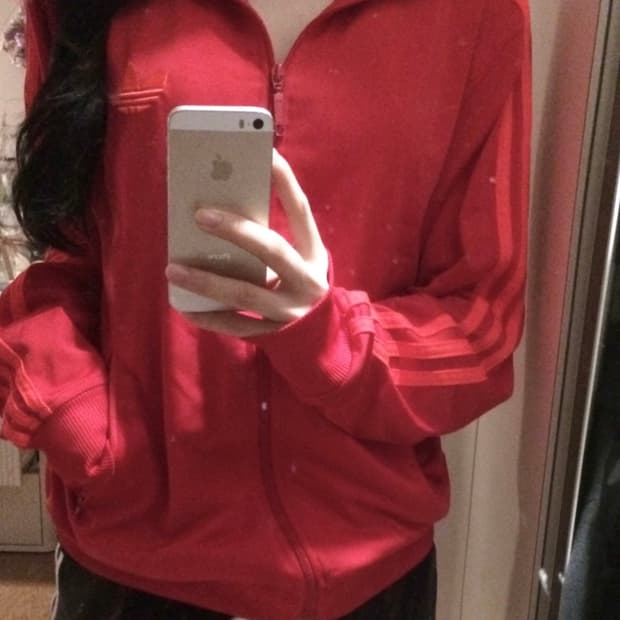 아디다스 구파 구파이어버드 져지 레드 집업