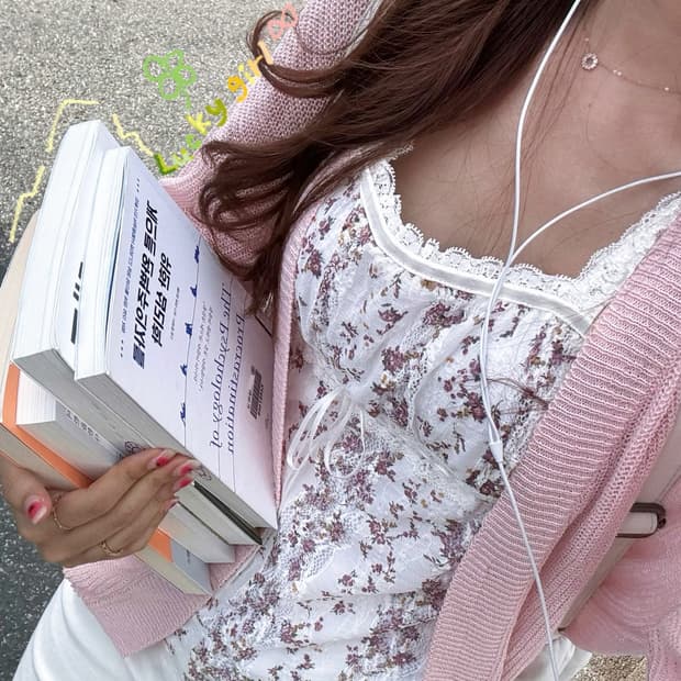 빈티지 페어리 잔꽃 슬리브리스