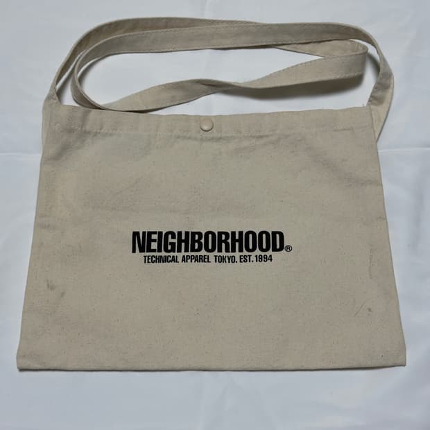 NEIGHBORHOOD 캔버스 샤코슈백