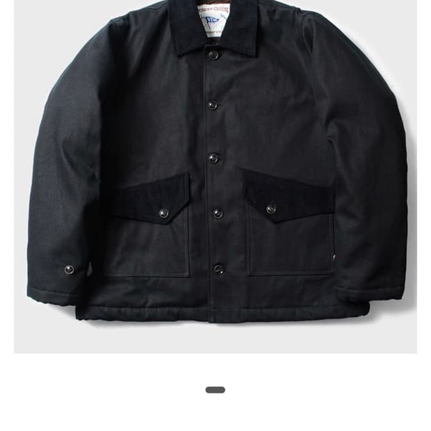 VDR 비디알 블랙 헌팅 코트 XL