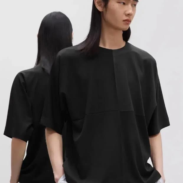 [3] IM MEN FLAT T (Black) 24SS