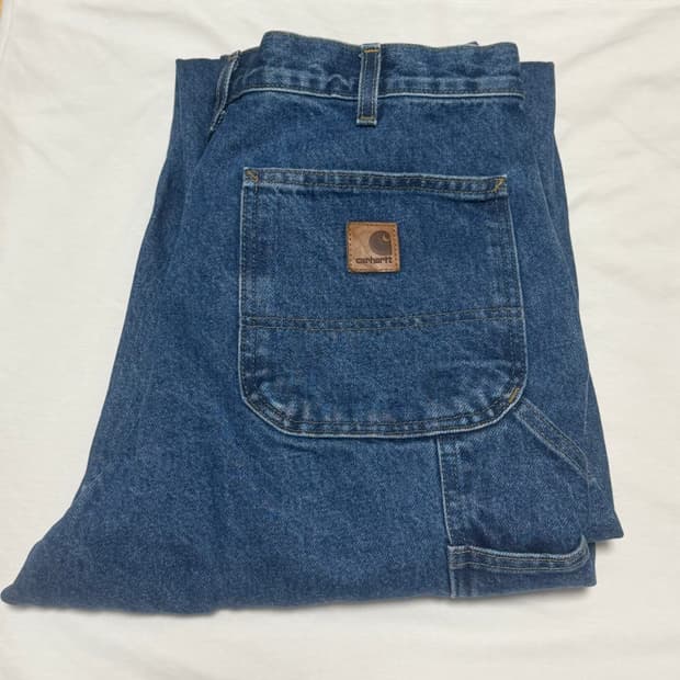 칼하트 데님 싱글니카펜터팬츠 34x32
