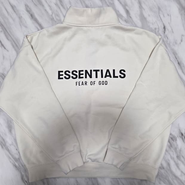 피오갓에센셜 모크넥 하프집업 스웻셔츠 