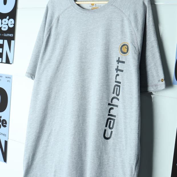(XL-3XL) 칼하트 반팔 티셔츠 USA 그레이 빅로고-H33334