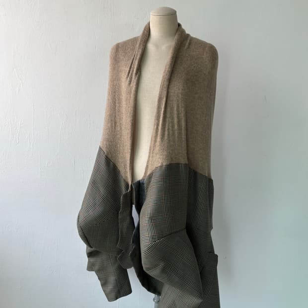 bless n78 sakko materialmix jacket