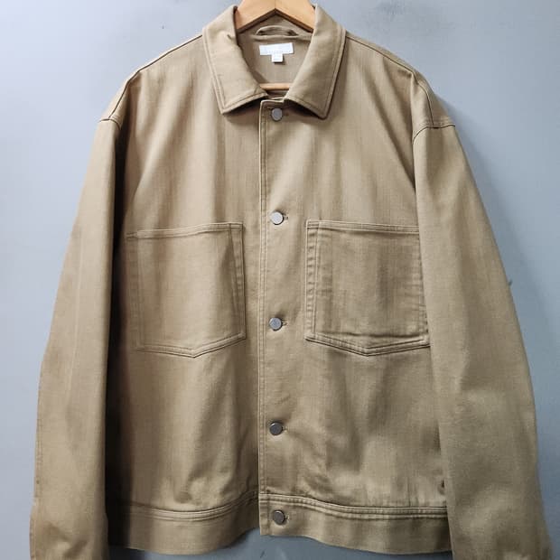 코스 COS 릴렉스드핏 투포켓 트윌 워크 자켓