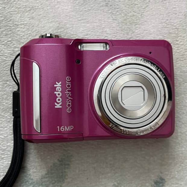 코닥 c1550 희귀 색상 핑크 키키 빈티지카메라 디카