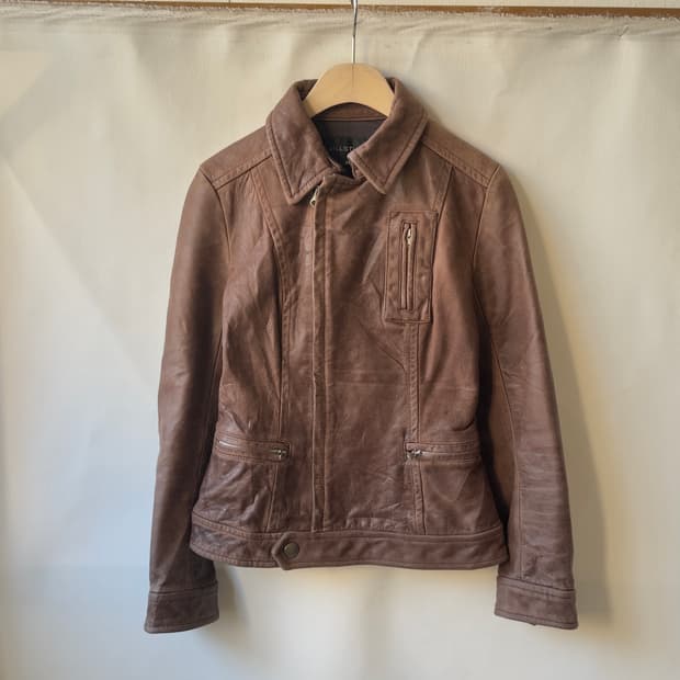 [JILL STUART] Cowhide Leather Jacket